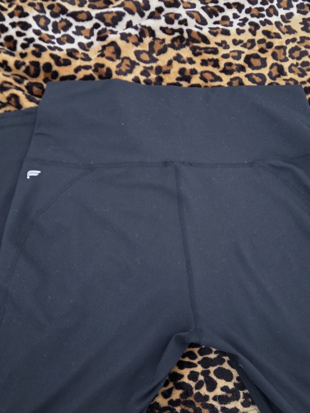 Fabletics Black High-Waist Flare Leg Pants - Picture 10 of 10